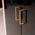 Taskmaster 96mm Brushed Brass 1/2 Round Cabinet Handle 10 Pack