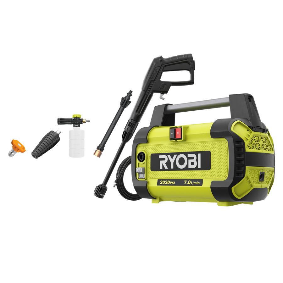 Ryobi 2030 PSI Compact High Pressure Washer - 6.4 kg - Lightweight & Versatile - SuperSaverAU - view 1