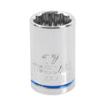 Trojan 17mm Socket 1/2 Drive - Polished Chrome Vanadium - Durable 12 Point Design - SuperSaverAU - view 1