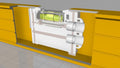 Stabila 600mm Trade Spirit Level, Extruded Aluminium, 3 Vials, Waterproof