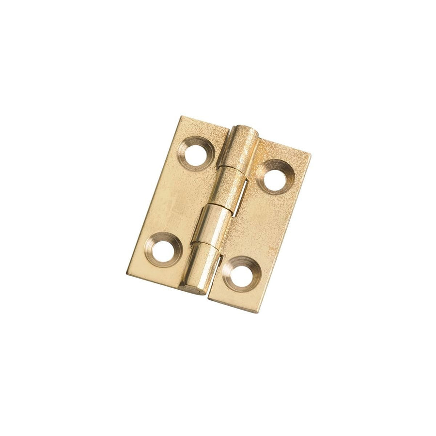 Lane Butt Hinge - 6mm - Brass - Fixed Pin - 2 Pack - SuperSaverAU - view 1