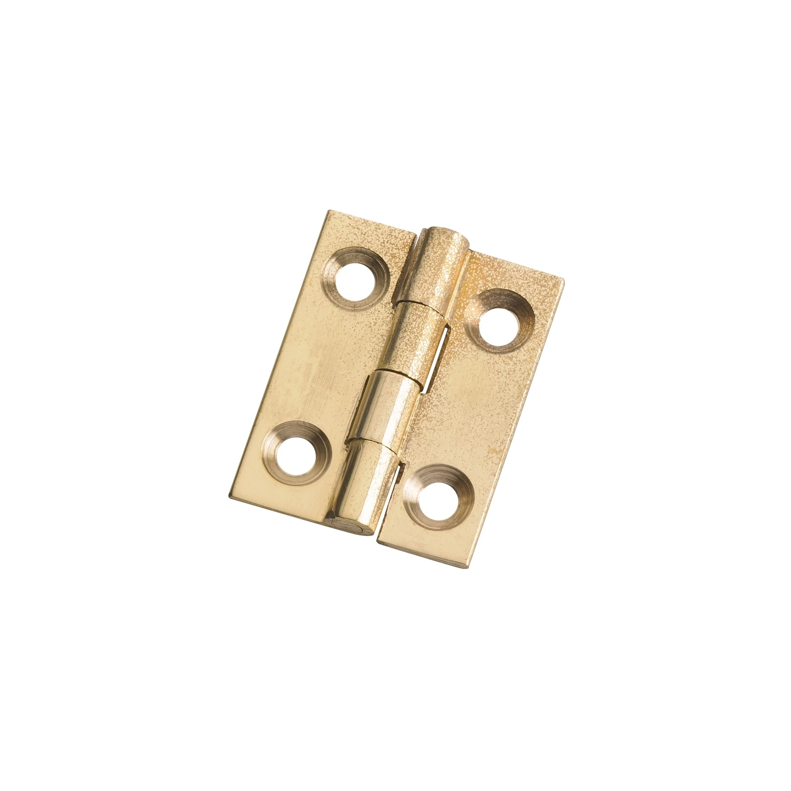 Lane 25 x 20 x 1.6mm Brass Fixed Pin Butt Hinge - 2 Pack