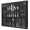 Stanley Rogers Baguette 56 piece cutlery set - up-turned handles, formal setting for eight - 50501