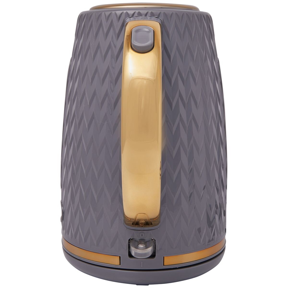 Westinghouse Kettle and Toaster Pack - 1.7L Rapid Boil Kettle, 4 Slice Toaster, Grey Gold - WHKTPK13GG