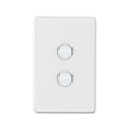 Deta S Line Series 2 Aperture Wall Plate - Double Gang - 100mm x 5mm - Customisable A/V Connections - SuperSaverAU - view 5