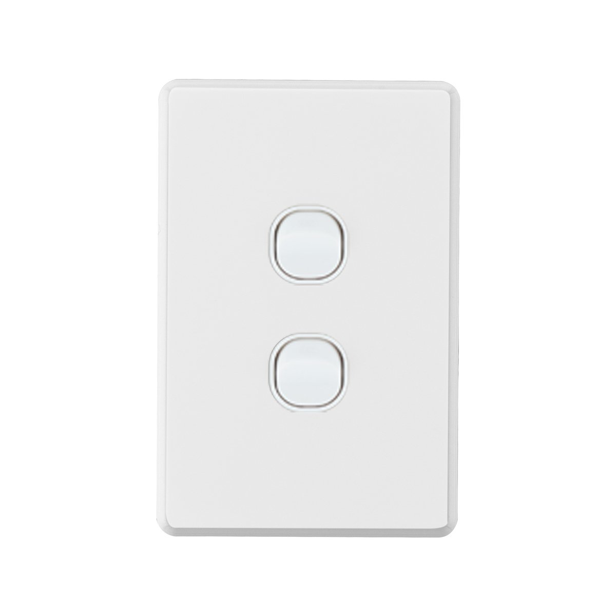 Deta S Line Series 2 Aperture Wall Plate - Double Gang - 100mm x 5mm - Customisable A/V Connections - SuperSaverAU - view 5