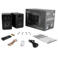 Kanto YU4 140W Powered Bookshelf Speakers With Bluetooth And Phono Preamp Matte Black KO-YU4MB-I - SuperSaverAU - view 5
