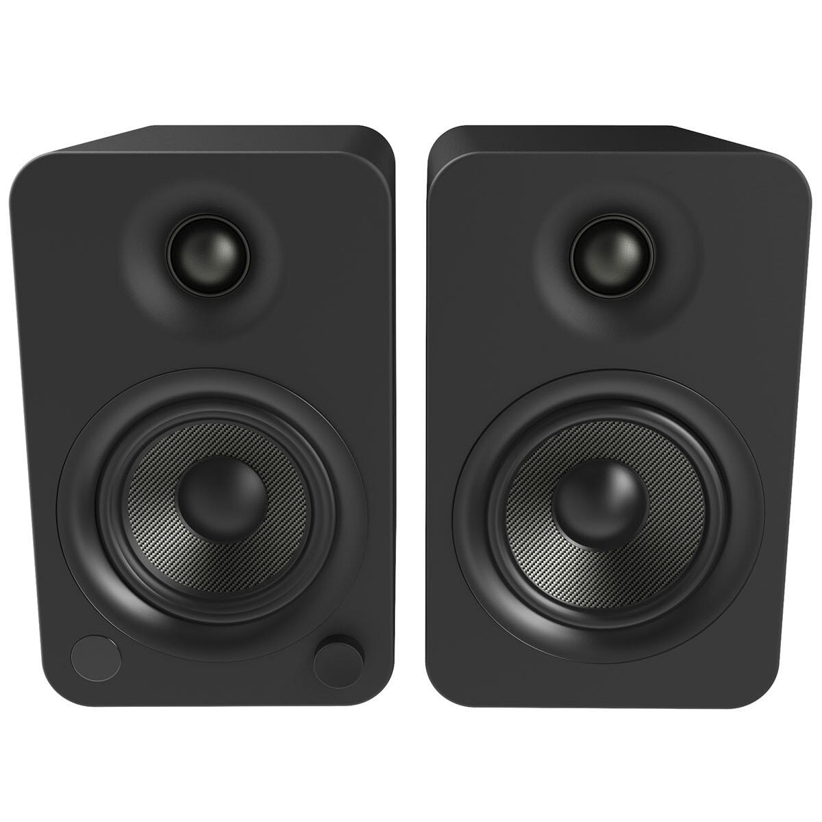 Kanto YU4 140W Powered Bookshelf Speakers With Bluetooth And Phono Preamp Matte Black KO-YU4MB-I - SuperSaverAU - view 3