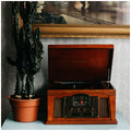 Crosley Lancaster Turntable with Bluetooth 4.1, AM/FM Radio, Wood, 444.5x241.3x323.85 mm - SuperSaverAU - view 5