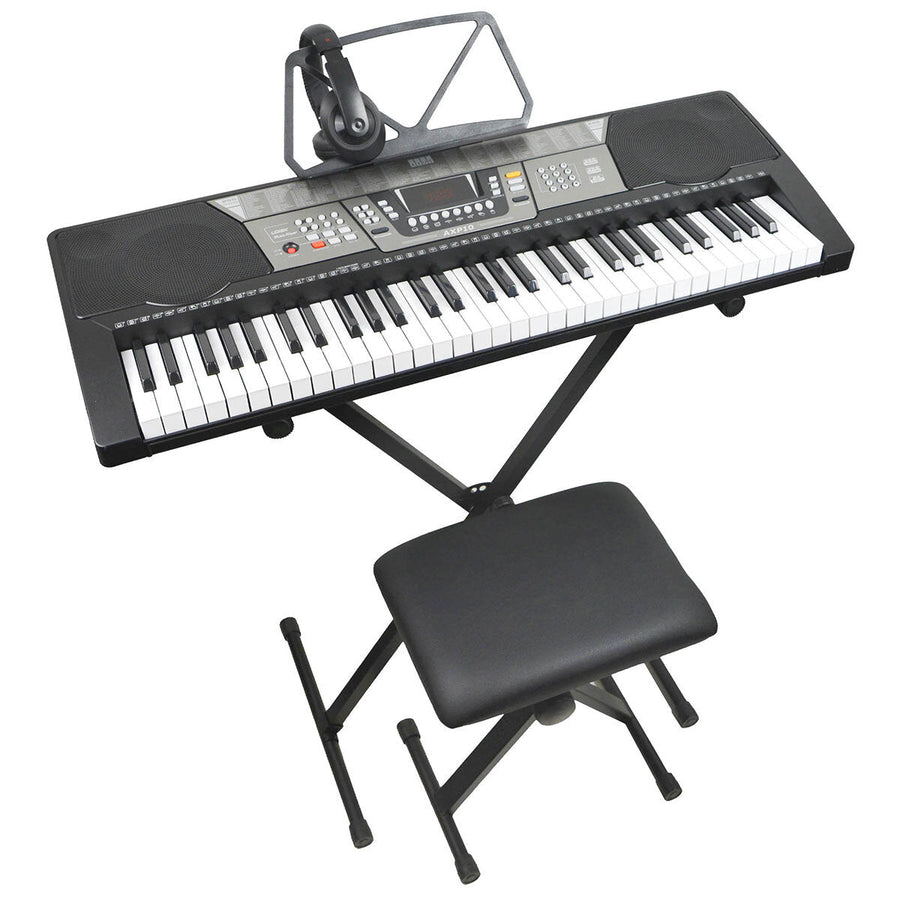 Axus Digital AXP10 Portable Keyboard Pack With Headphones And Stool NM-AXP10PK - SuperSaverAU - view 1