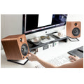 Kanto YU4 140W Powered Bookshelf Speakers Walnut - Bluetooth, Phono Preamp, 4" Drivers - SuperSaverAU - view 5