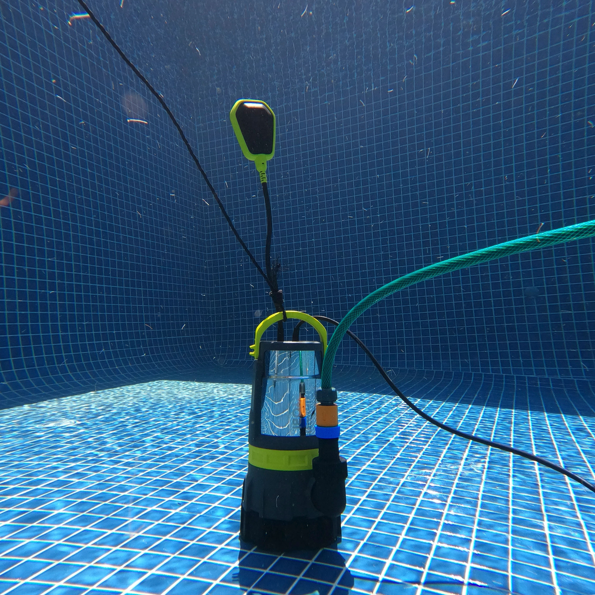 Ryobi 750W Clean and Dirty Water Submersible Pump - 16,500L/hr - RACSUP12 - SuperSaverAU - view 2