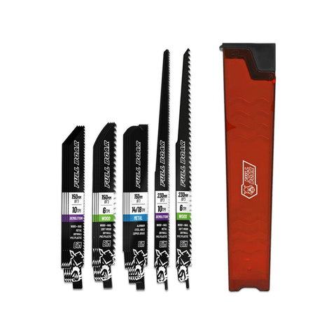 Full Boar 14 Piece Reciprocating Saw Blade Set - Bi-Metal - 300mm x 280mm x 205mm - SuperSaverAU - view 1