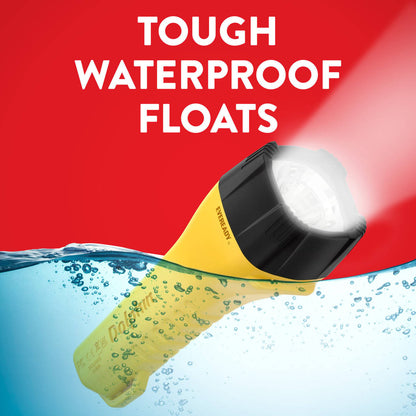 Eveready Dolphin Hybrid Rechargeable Floating LED Flashlight 225 Lumen - 135mm x 317mm x 67mm - Waterproof - Durable