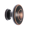 Lane 34mm Oil Rubbed Bronze Antique Knob - Traditional Design - Zinc Material - SuperSaverAU - view 1