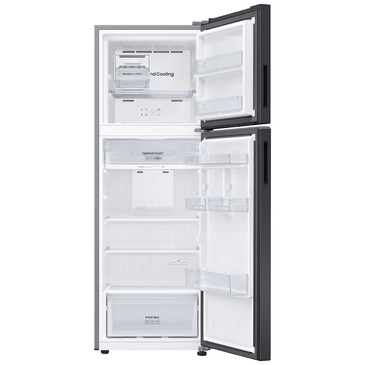 Samsung 348L Top Mount Refrigerator Black SRT3700B - SuperSaverAU - view 4