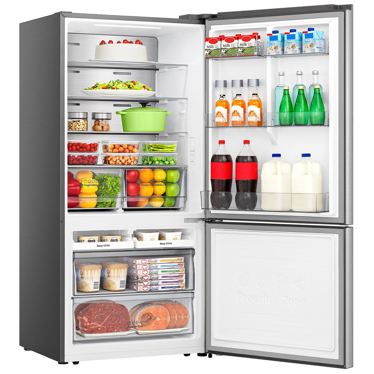 Hisense 503L PureFlat Bottom Mount Refrigerator HRBM503S - SuperSaverAU - view 7