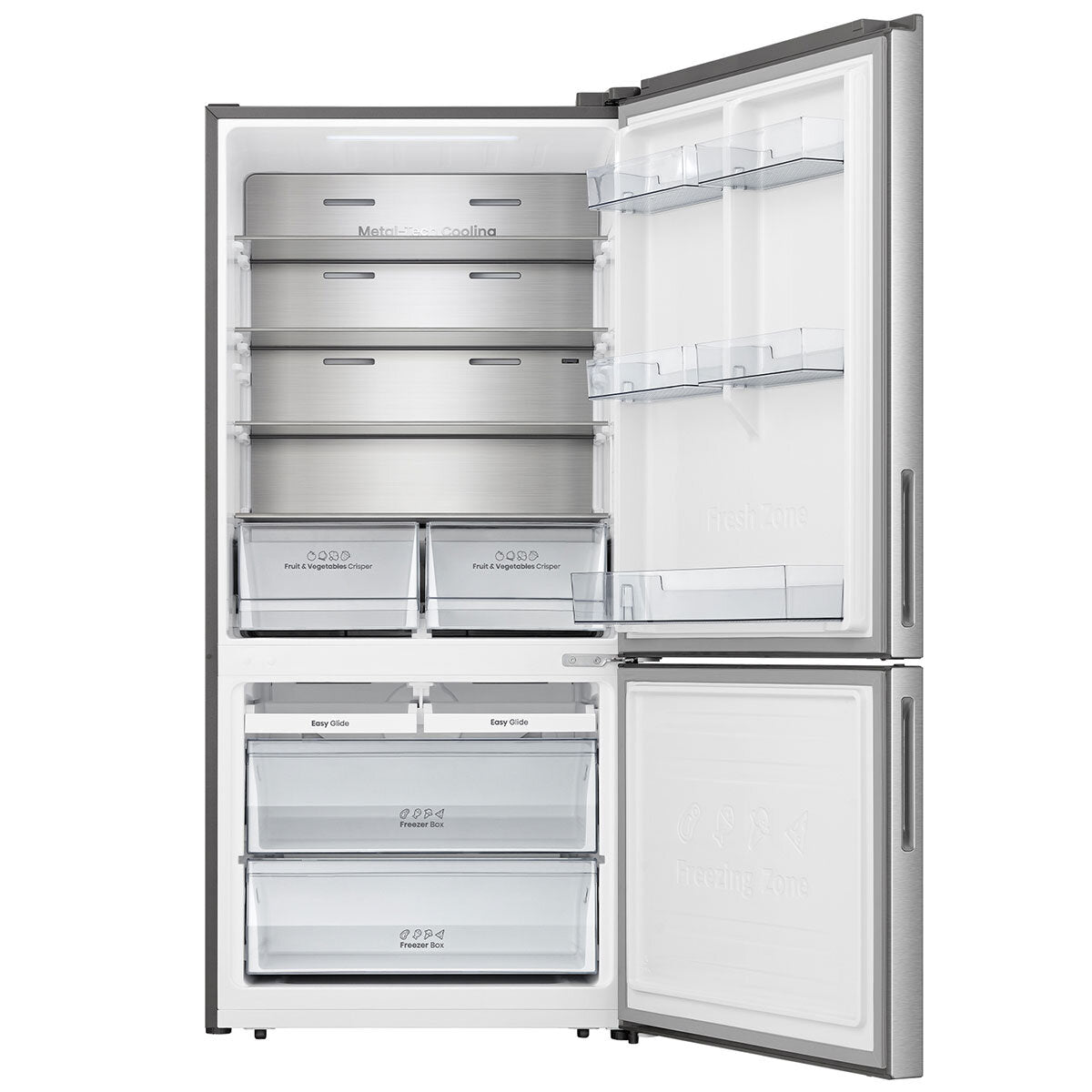 Hisense 503L PureFlat Bottom Mount Refrigerator HRBM503S - SuperSaverAU - view 5