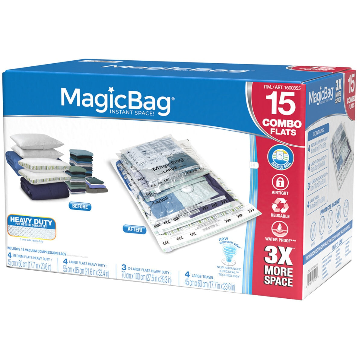 MagicBag Vacuum Compression Combo Set 15 Pack - SuperSaverAU - view 3