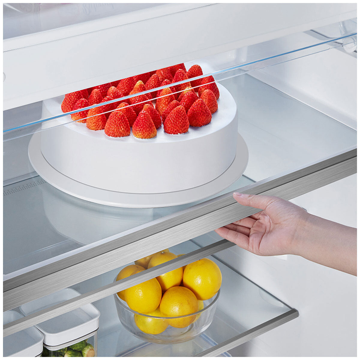 Hisense 496L Top Mount Refrigerator HRTF496SW - SuperSaverAU - view 9