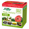 Mr Fothergill's Jiffy 36mm Peat Pellet 12 Pack Compressed Peat Coir