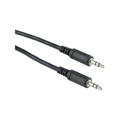 Click 3 5mm Aux Cable - 1.5m - Black - Durable Audio Connection - SuperSaverAU - view 1