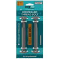 Vuepro Concealed Thread Bolt - 150mm - Zinc Nickel Coated - Heavy Duty - SuperSaverAU - view 1