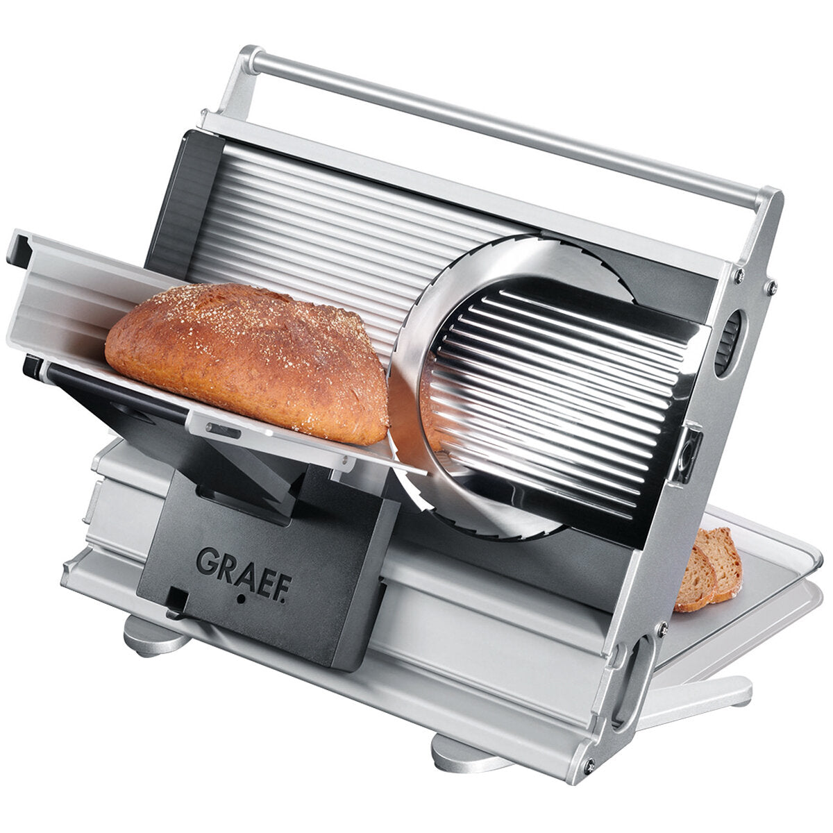 Graef UNA90 Mobile Electric Slicer – 180 mm Precision Blade with Adjustable Thickness & Safety Features - SuperSaverAU - view 1