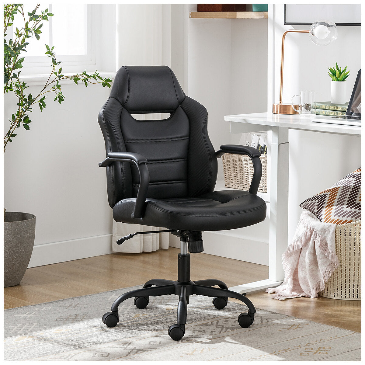 TRUE BTS Task Chair 52276- BLK - SuperSaverAU - view 10