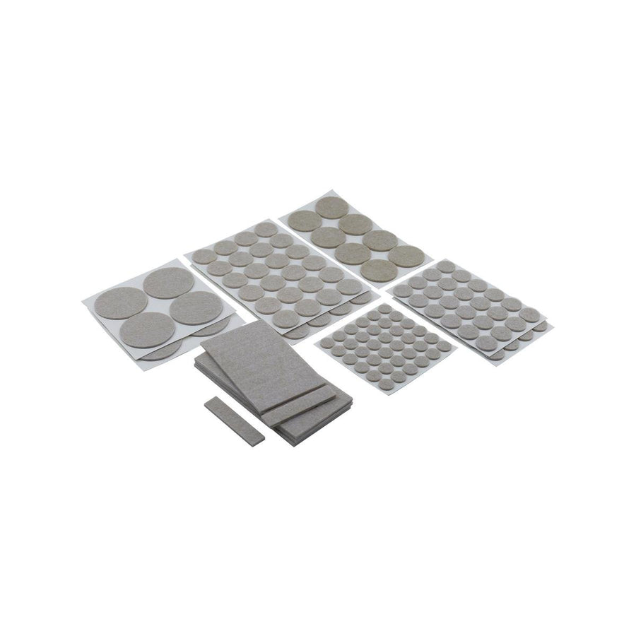 Syneco 188 Piece Assorted Felt Floor Protection - 188 Pads - Noise Reduction - SuperSaverAU - view 1