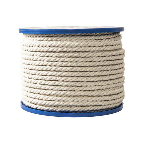 Grunt Macrame Cotton Cord 4mm x 50m - White - 90% Cotton 10% Polyester - SuperSaverAU - view 2