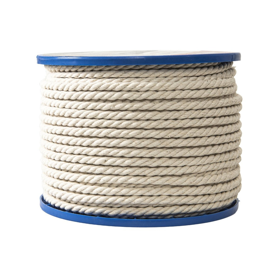 Grunt Macrame Cotton Cord 4mm x 50m - White - 90% Cotton 10% Polyester - SuperSaverAU - view 2