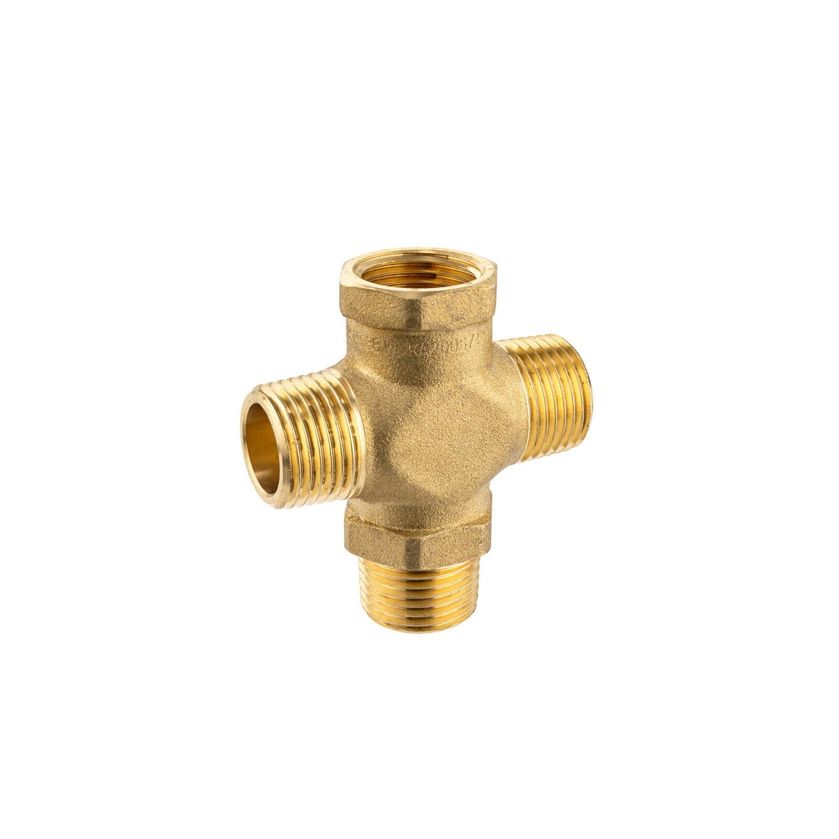 Brasshards 15mm 1x Female 3 x Male 3 Way Tap Adaptor - Lead-Free Brass - WaterMark Approved - SuperSaverAU - view 1