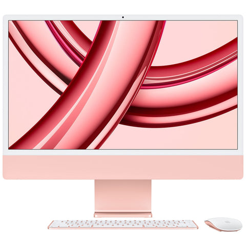iMac 24 Inch With Retina 4.5K Display M3 Chip 8 Core GPU 256GB Pink - SuperSaverAU - view 1