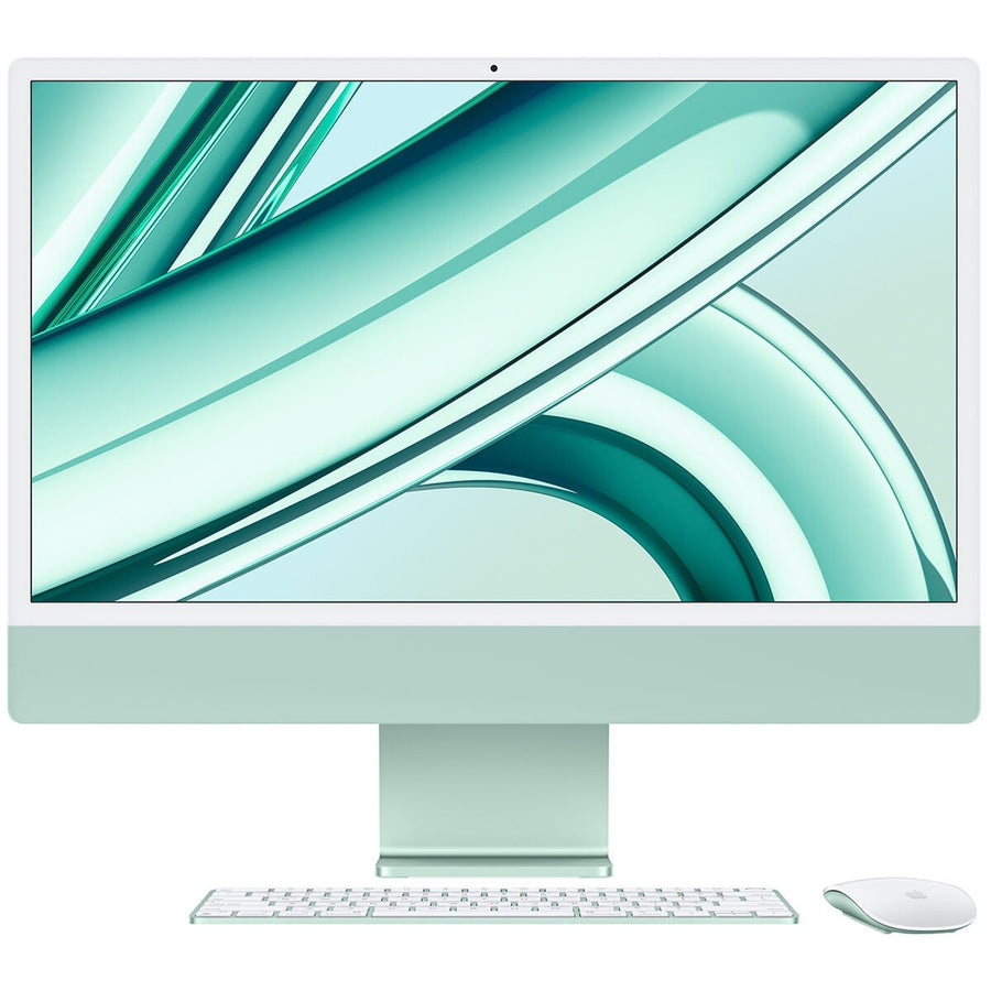 iMac 24 Inch With Retina 4.5K Display M3 Chip 8 Core GPU 256GB Green - SuperSaverAU - view 1