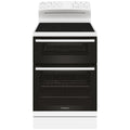 Westinghouse 60cm Electric Freestanding Oven - 80L Fan Forced, Dual Zone Ceramic Cooktop, Grill - WLE642WCB