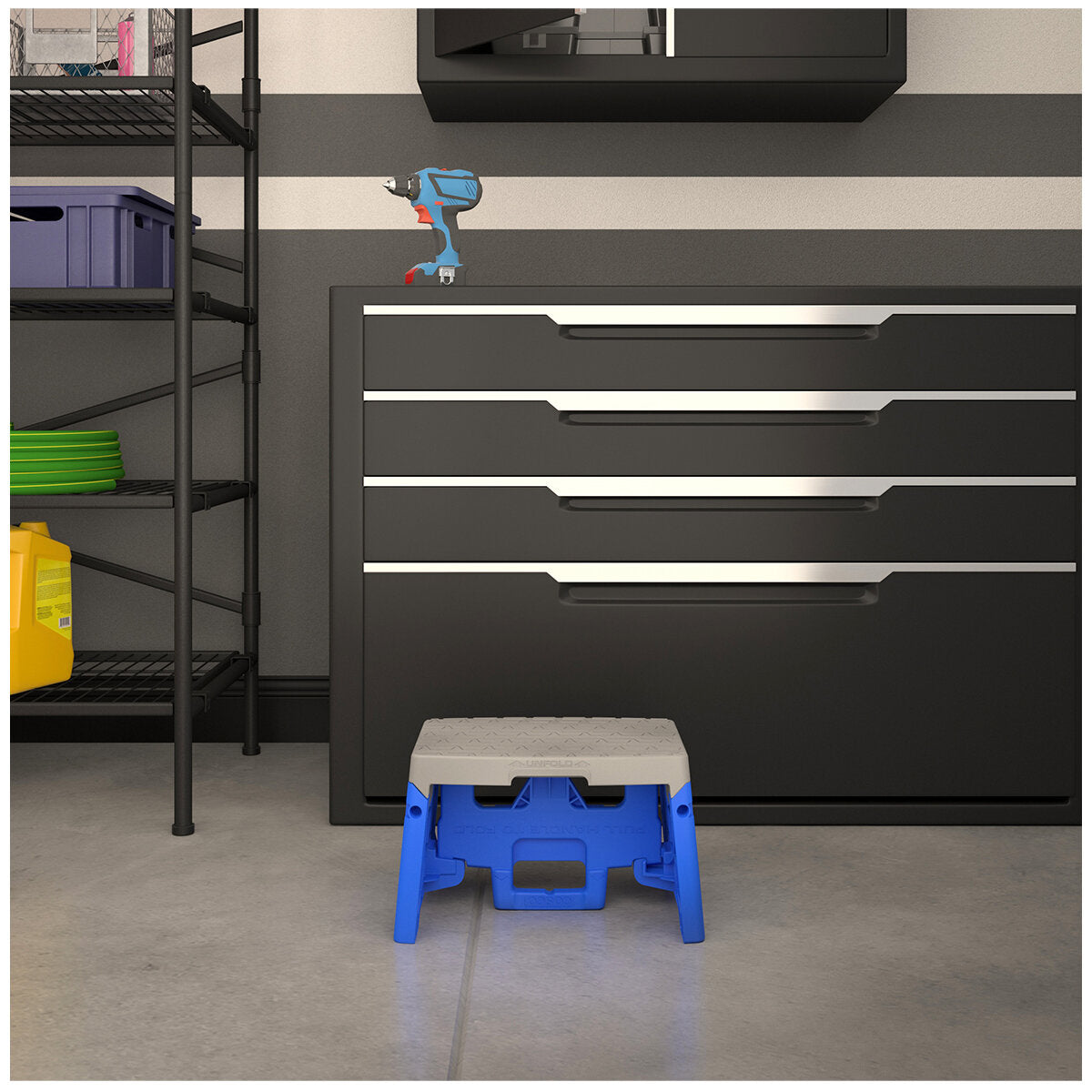 COSCO 1-Step Plastic Folding Step Stool 2 Pack - SuperSaverAU - view 4