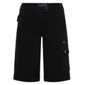 Green Hip Give Cargo Women's Shorts Navy Blue Size 24 Cotton Stretch UPF 50+ Mid-Rise