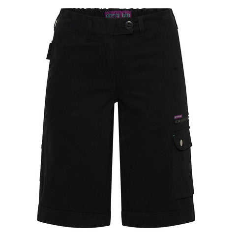 Green Hip Give Cargo Women's Shorts Navy Blue Size 24 Cotton Stretch UPF 50+ Mid-Rise