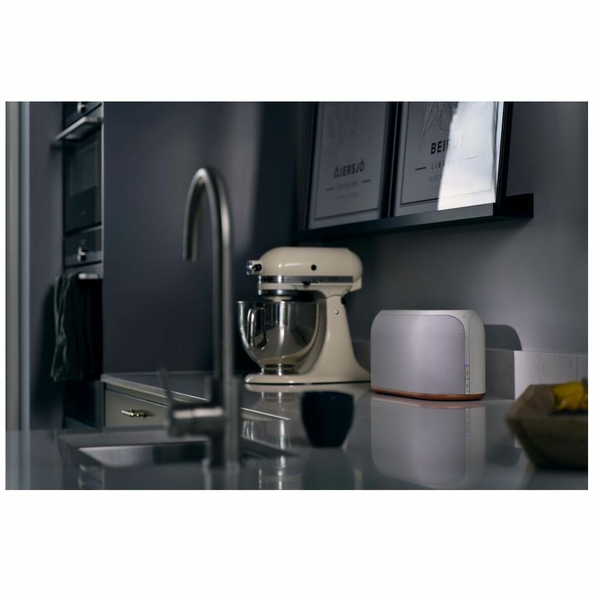 Jays s-Living Three Wi-Fi Speaker - AirPlay 2, Chromecast Built-in, White - JA-S-LIVING-3WHT