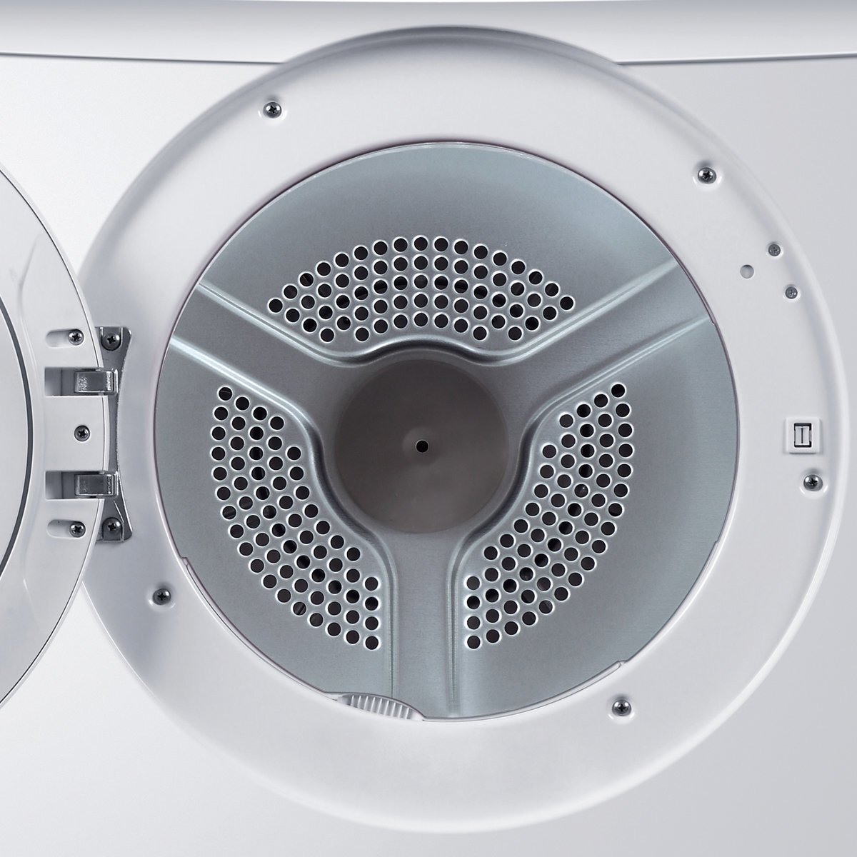 Haier 6kg Vented Dryer - Sensor Drying, Reverse Tumble, Stacking Kit Included, White - HDV60A1