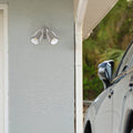 Brilliant Raptor III Twin Flood Light - 20W - 1800 Lumens - Satin Nickel - SuperSaverAU - view 5