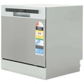 Artusi 8 Place Setting Benchtop Dishwasher - Stainless Steel, Delay Start, Natural Drying - ADW8TTX