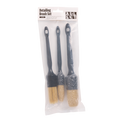 All Set 3 Piece Detailing Brush Set - 12mm 16mm 20mm - Soft Bristles - Lightweight - SuperSaverAU - view 2