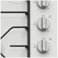 Westinghouse 60cm 4 Burner Gas Cooktop - White Enamel, Wok Burner, Flame Failure Device - WHG640WC