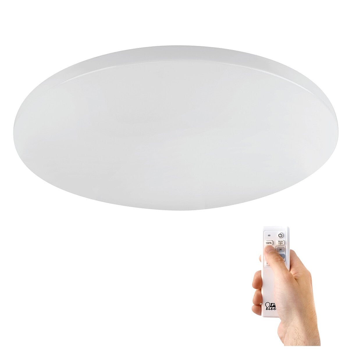 Feit Electric LED Dimmable Round Ceiling Light With Remote Control