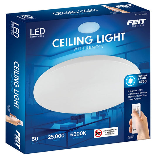 Feit Electric LED Dimmable Round Ceiling Light With Remote Control