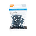 Taskmaster 3mm Black 316 Stainless Steel Wire Rope Grips 12 Pack