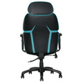 DPS Gaming Chair With Adjustable Headrest Black - SuperSaverAU - view 5