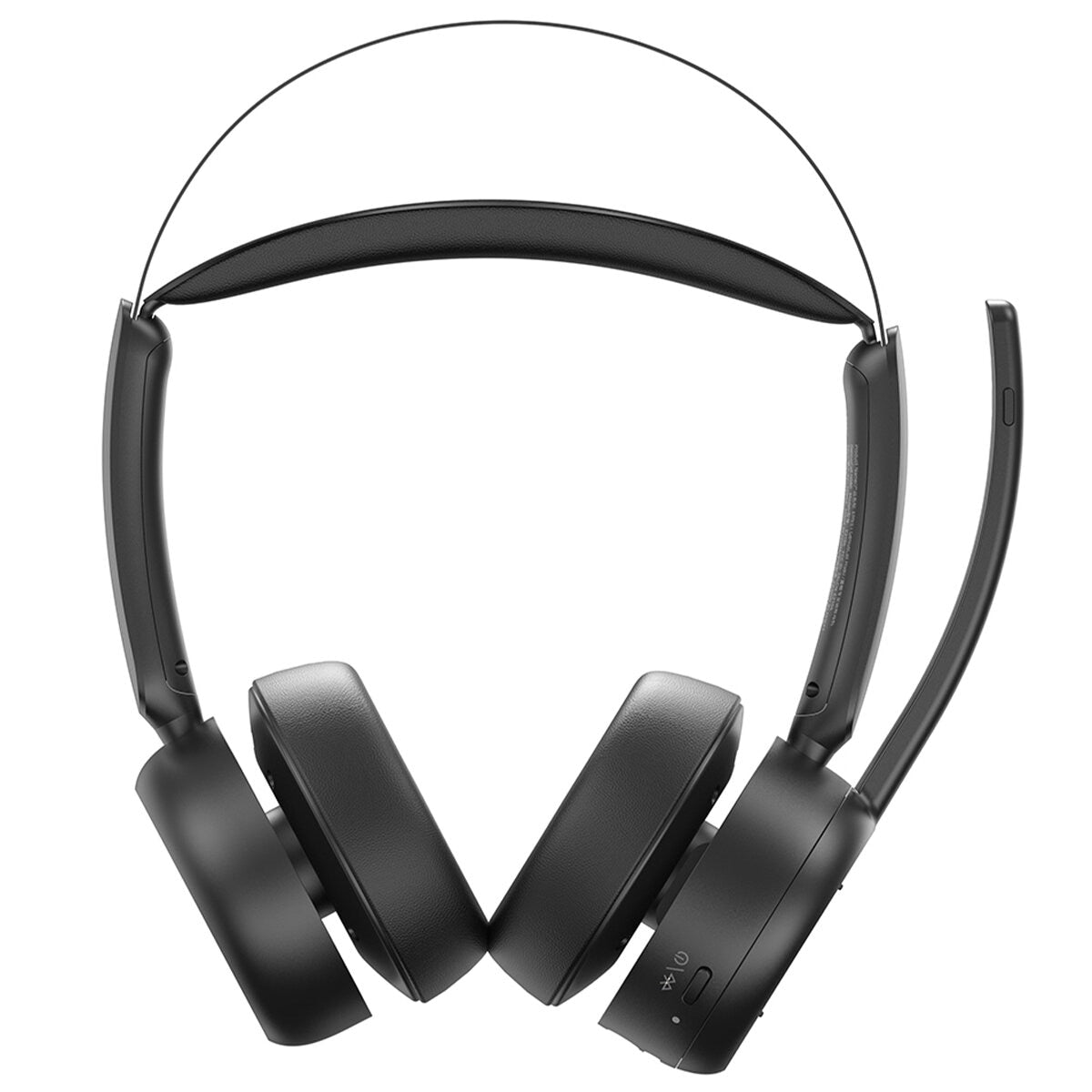 EMEET GeniusCall Wireless On-Ear Headset with Charging Base Black HS80
